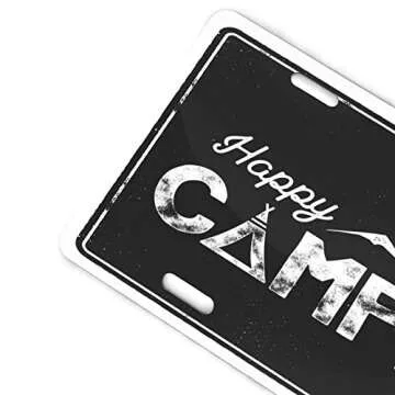 Delerain License Plate Cover for Fun Auto Home Decor