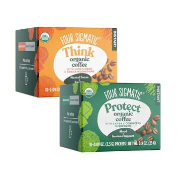 Boost Your Morning with Four Sigmatic Mushroom Coffee Mix - Energizing & Healthy