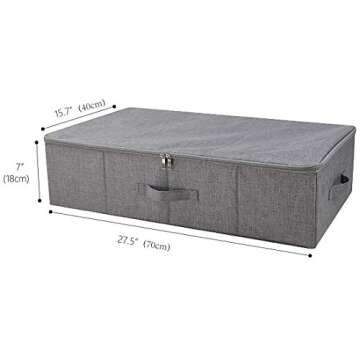 Efficient Under Bed Storage Container for Home Organization