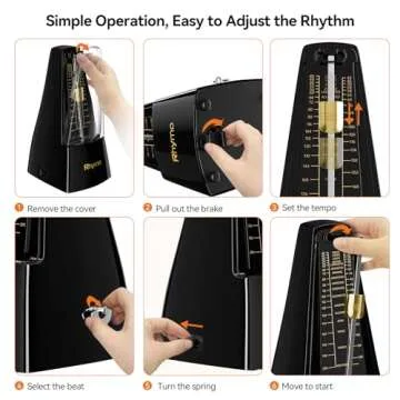 Rhymo Mechanical Metronome | 40-208 BPM for Musicians