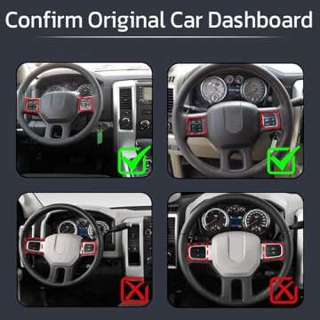 Car LCD Digital Dashboard for Dodge RAM1500 2009-2012 - Instrument Cluster Upgrade