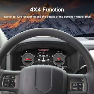 Dodge RAM1500 Digital LCD Dashboard Upgrade 2009-2012