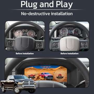 Dodge RAM1500 Digital LCD Dashboard Upgrade 2009-2012