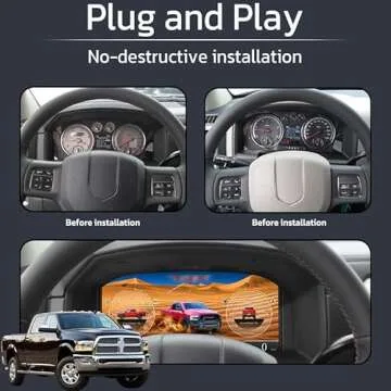 Dodge RAM1500 Digital LCD Dashboard Upgrade 2009-2012