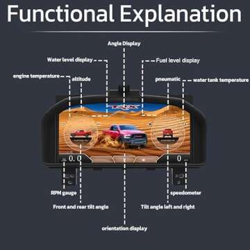 Dodge RAM1500 Digital LCD Dashboard Upgrade 2009-2012