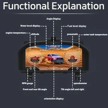 Dodge RAM1500 Digital LCD Dashboard Upgrade 2009-2012