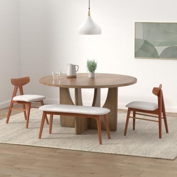 Dakmore Contemporary Round Dining Table by Ashley Furniture