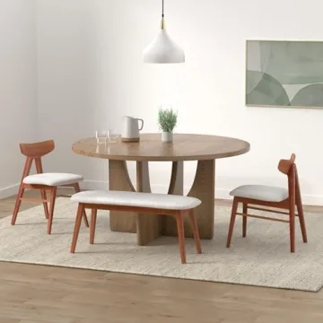 Dakmore Contemporary Round Dining Table by Ashley Furniture
