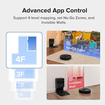 Roborock Q5+ Robot Vacuum with Self-Empty Dock, Alexa