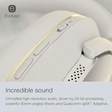 Bowers & Wilkins Px7 S2e Over-Ear Headphones - Enhanced Noise Cancellation & Transparency Mode, Crystal-Clear Calls, Bluetooth, 30-Hour Playback, Cloud Grey