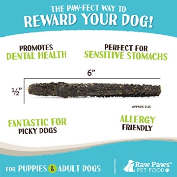 Raw Paws Green Lamb Tripe Sticks for Healthy Dogs