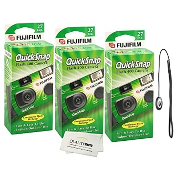 Fujifilm QuickSnap Flash 400 Disposable 35mm Camera - Perfect for Any Occasion