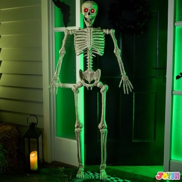 JOYIN 5.6 FT Halloween LED Life-Size Skeleton Decorations