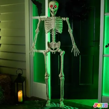 JOYIN 5.6 FT Halloween LED Life-Size Skeleton Decorations