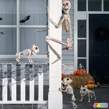 JOYIN 5.6 FT Halloween LED Life-Size Skeleton Decorations