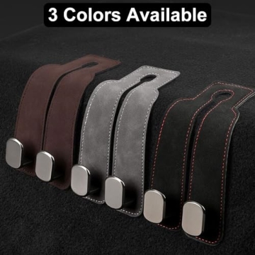 Car Headrest Hooks for Purses - 2 Pack