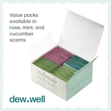 Dew Well Refresh Deodorant Wipes - 50 Individually Wrapped Wipes