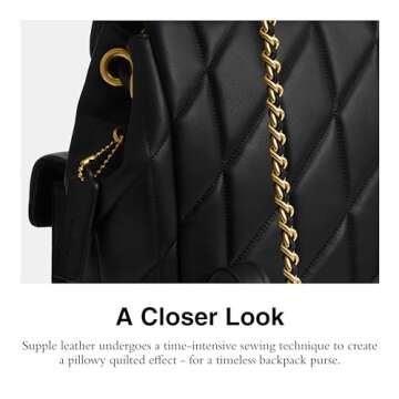 Coach Tabby Backpack, Black