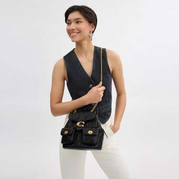 Coach Tabby Backpack, Black
