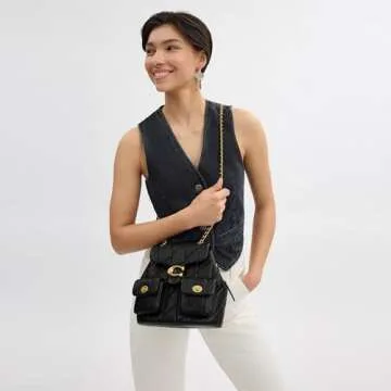 Coach Tabby Backpack, Black