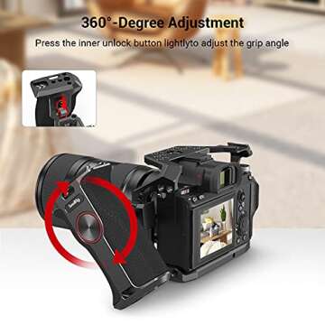 SmallRig 3260 Push-Button Rotating NATO Handle for DSLR