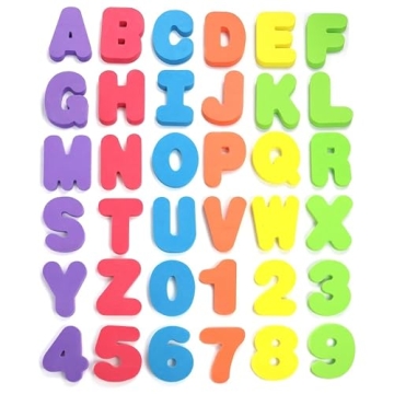 Fun Bath Foam Letters & Numbers Set for Kids