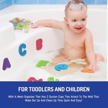 Fun Bath Foam Letters & Numbers Set for Kids