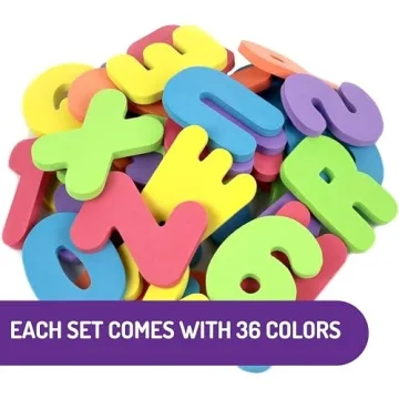 Fun Bath Foam Letters & Numbers Set for Kids