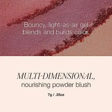 RMS Beauty ReDimension Hydra Powder Blush - Blush Powder & Face Highlighter, Cream Blush for Cheeks, Makeup Blush Cheek Tint, Powder Blush for Cheeks
