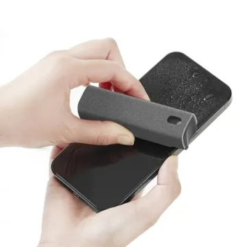 YTT Touchscreen Mist Cleaner, Screen Cleaner, for All Phones, Laptop and Tablet Screens,Two in One Spray and Microfiber Cloth (Grey)