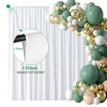 EMART 10Ft Photo Studio with White Backdrop for Versatile Use