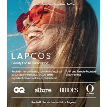 LAPCOS Vita C Sheet Mask - Vitamin C Skin Glow 5-Pack