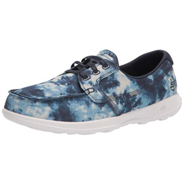 Skechers Go Walk Lite Tie Dye Boat Shoe for Everyday Comfort