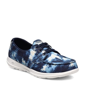 Skechers Go Walk Lite Tie Dye Boat Shoe for Everyday Comfort