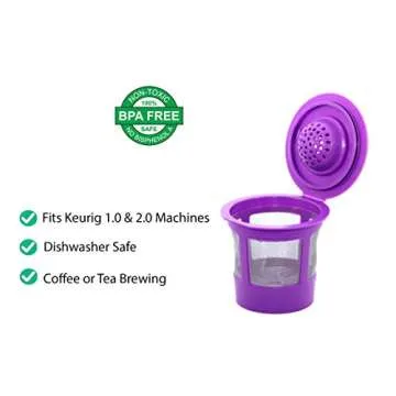 Reusable K Cups for Keurig - Eco-Friendly Coffee Pods - 4 Pack