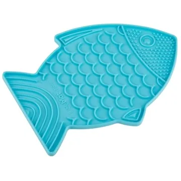 LickiMat Felix Fun Fish-Shaped Slow Feeder for Cats