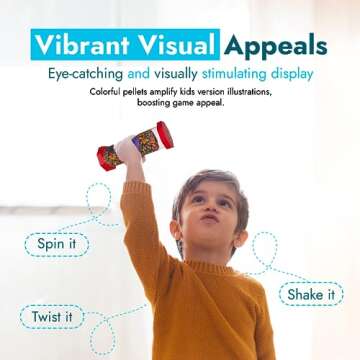 Find It Games Hidden Object Game, Find and Seek Scavenger Hunt, Kids Edition Kid Friendly Themed Items, Including Alphabet Beads, Car, Fish, Balloon, Baseball - Travel Game for Ages 8+