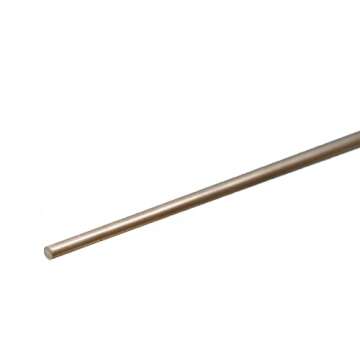 K&S K & S 83041 Round Aluminum Rod, 1/16" OD x 12" Long, 1 Piece, Made in The USA