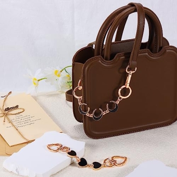 Stylish 2Pcs Heart Moon Purse Strap Extenders for Handbags