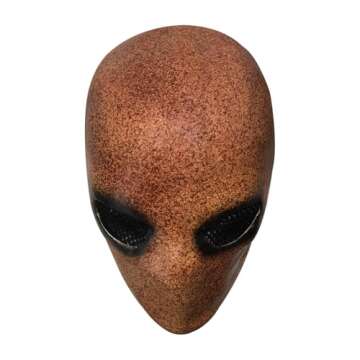 Aspfoaw Creepy Faceless Clown Mask Cosplay Costume Horror Face Mask Cosplay Latex Full Face Mask for Halloween﻿ (White-B)