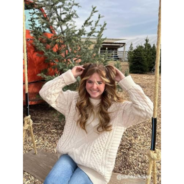 Aelfric Eden Vintage Cable Knit Sweater for Women