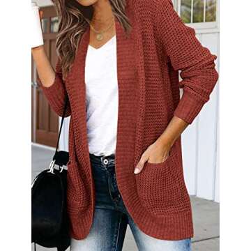MEROKEETY Women's Cozy Fall Cardigan for All Occasions