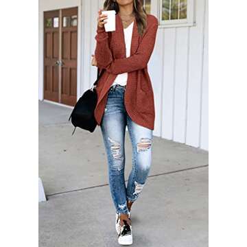 MEROKEETY Women's Cozy Fall Cardigan for All Occasions