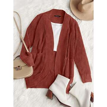 MEROKEETY Women's Cozy Fall Cardigan for All Occasions