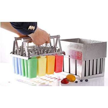 20PCS Ice Cream Molds for Creative Treats