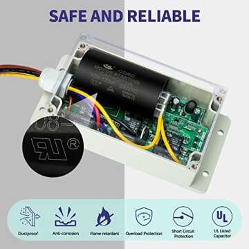 Soft Start for RV Air Conditioner, Briidea Soft Starter for RV Enables Easy Start an A/C & Appliances on RV Power with a Small Generator