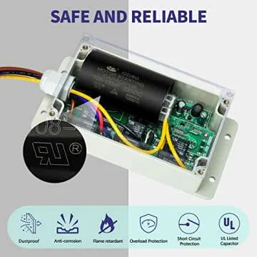 Soft Start for RV Air Conditioner, Briidea Soft Starter for RV Enables Easy Start an A/C & Appliances on RV Power with a Small Generator