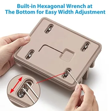 Adjustable Leather Laptop Stand for MacBook Tablet Dual Holder