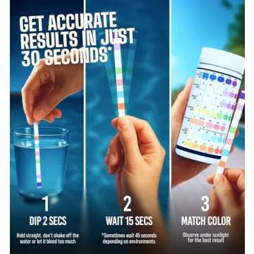 LIME POOL 7in1 Spa Test Strips 162 Water Testing Kit