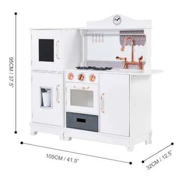 Teamson Kids Retro Play Kitchen Set - Fun & Interactive